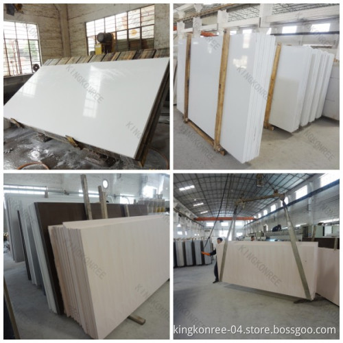 Kkr Top Grade Artificial Marble Quartz Stone Slab for Kitchen Countertop